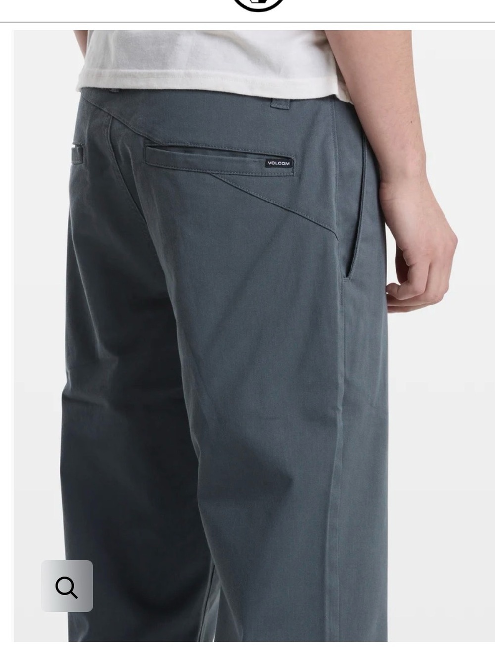 Volcom Men's Stretch Pants in Gray
